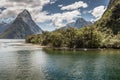 Milford Sound, Fiordland, New Zealand. Royalty Free Stock Photo