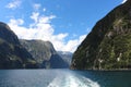 The famous Milford Sound landscape, Fjordland National Park, South Island of New Zealand Royalty Free Stock Photo