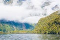 Milford Sound in Fjordland National Park Royalty Free Stock Photo