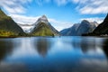 Milford Sound in New Zealand Royalty Free Stock Photo