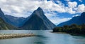 Milford Sound New Zealand Mountains Royalty Free Stock Photo