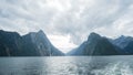 Milford Sound Scenic Landscape Royalty Free Stock Photo