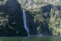 Milford sound waterfall