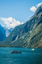 Milford sounds Boats Royalty Free Stock Photo