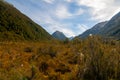 Milford track day one great walk, Te Anau to Milford Sound, Fiordland National Park New Zealand Royalty Free Stock Photo