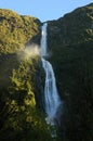 Milford Track waterfall