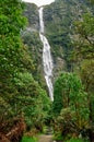 Milford Track waterfall, New Zealand