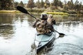 Militants in army kayak