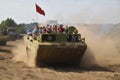 Militaria funs at the International Gathering of Military Vehicles in Borne Sulinowo, Poland