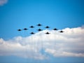 Military air show, May 9th Victory Parade, Moscow, Russia