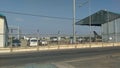 Military aircraft in airside