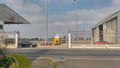 Military aircraft in airside