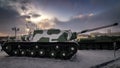 Military aircraft exhibit of the military history Museum in Verkhnyaya Pyshma, Russia, Yekaterinburg, 08.12.2019