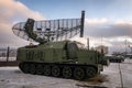 Military aircraft exhibit of the military history Museum in Verkhnyaya Pyshma, Russia, Yekaterinburg, 08.12.2019