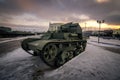 Military aircraft exhibit of the military history Museum in Verkhnyaya Pyshma, Russia, Yekaterinburg, 08.12.2019