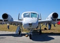 Military aircraft parked