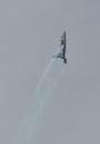 Military aircraft performing at Langkawi Airport