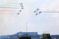 Military aircrafts from Italy at airshow