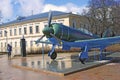 Military airplane shown in Kremlin in Nizhny Novgorod, Russia.