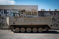 military armored cargo caterpillar transport. FMC Corporation M548