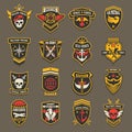 Military army chevrons, US patrol aviation forces