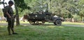 Military army lorry halftrack chassis