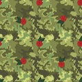 Military army seamless pattern. Vector illustration for fashion fabric.
