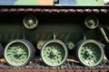 Military Army Tank Treads Background Royalty Free Stock Photo