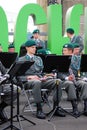 Military Band Tirol (Austria) performs in Moscow