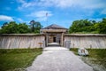 A military base fort in Mackinac Island, Michigan Royalty Free Stock Photo