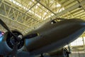 Military bomber at the pearl harbour museum Royalty Free Stock Photo