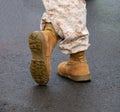 Military Boots Royalty Free Stock Photo
