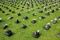 1746 Military boots symbolizing US Military Personnel killed in Iraq as displayed at Independence Hall Ã¯Â¿Â½Eyes Wide OpenÃ¯Â¿Â½