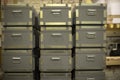 Military boxes in stock. Wooden boxes