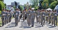 Military brass band. Victory Day, May 9 Royalty Free Stock Photo