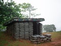 Military bunker in case of war Royalty Free Stock Photo