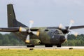 Military C160 Transall cargo aircraft Royalty Free Stock Photo