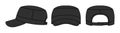 Military cadet cap ( work cap ) vector template illustration Royalty Free Stock Photo