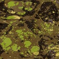 Military camouflage liquid ebru background.