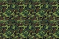 Military Camouflage Masking Pattern. Green Olive Brown Black Colors Forest Nature Texture