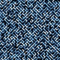 Military camouflage netting seamless vector pattern background