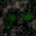 Military camouflage seamless pattern. Dark wood digital pixel style.