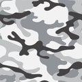 Military camouflage seamless pattern. Khaki texture. Trendy background. Abstract color vector illustration. For design wallpaper, Royalty Free Stock Photo