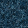Military camouflage seamless pattern. Navy marine digital pixel style.