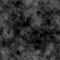 Military camouflage seamless pattern. Urban dark dust digital pixel style Royalty Free Stock Photo
