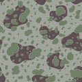 Military Camouflage Textile Pattern Royalty Free Stock Photo