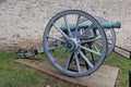 Military Cannon of Old British Army Royalty Free Stock Photo