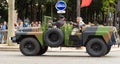 The military car of Commander of Bastille day parade, Paris, France.