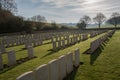 Military Cemetary in France (WW1) Royalty Free Stock Photo