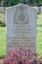 Grave Harry Potter Old military cemetery